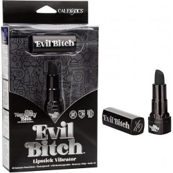 Evil Bitch Labial Vibrador Negro | Calexotics Potente, Discreto y Estimulante