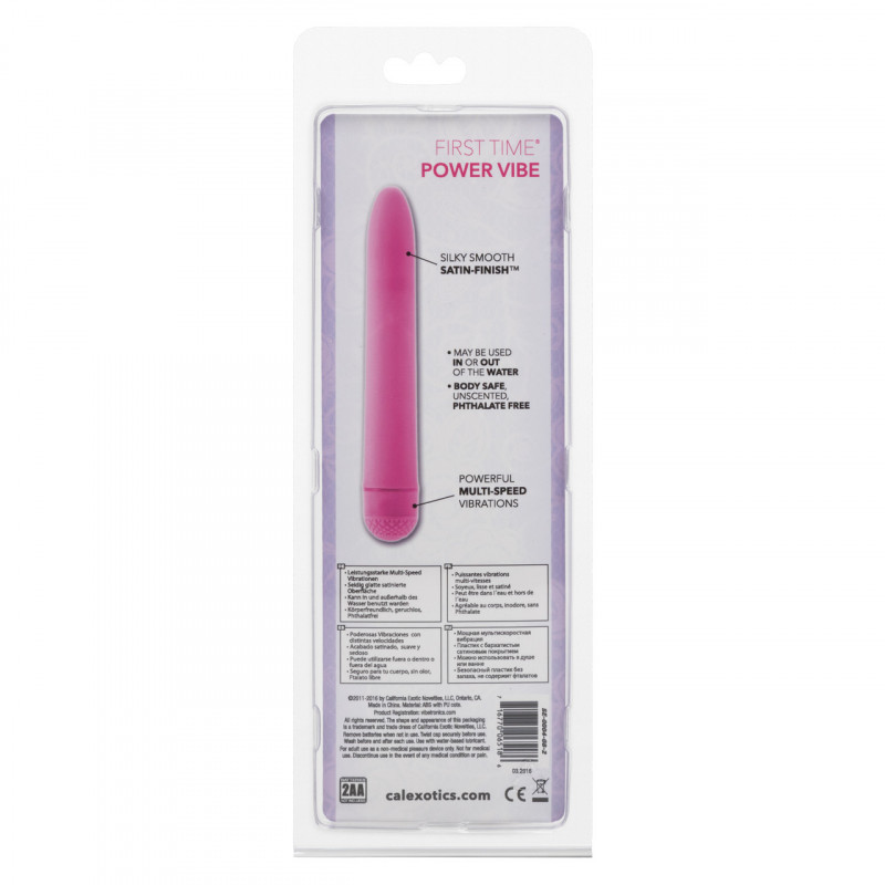 Power Vibe Rosa Calexotics | Vibrador Compacto y Potente para Principiantes