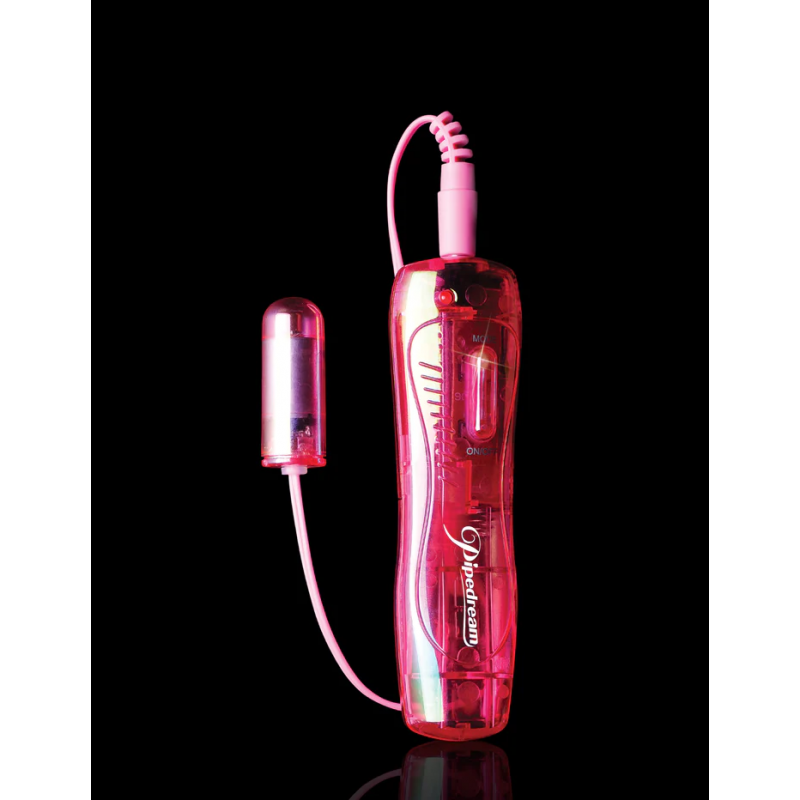 Icicles No. 4 Vibrador de Vidrio Clear Pink | 10 Funciones y Estilo Elegante