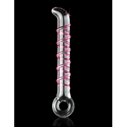 Icicles No. 4 Vibrador de Vidrio Clear Pink | 10 Funciones y Estilo Elegante