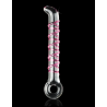Icicles No. 4 Vibrador de Vidrio Clear Pink | 10 Funciones y Estilo Elegante