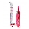Icicles No. 4 Vibrador de Vidrio Clear Pink | 10 Funciones y Estilo Elegante