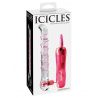 Icicles No. 4 Vibrador de Vidrio Clear Pink | 10 Funciones y Estilo Elegante