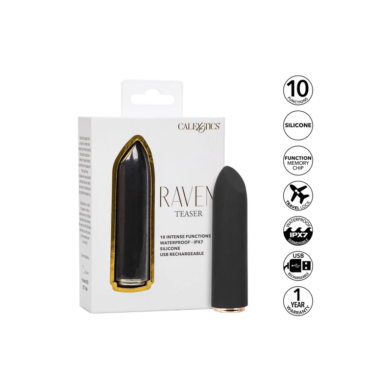Raven Teaser Bala Vibradora Calexotics | Potente, Discreta y Estimulante