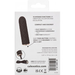 Raven Quilted Seducer Bala Vibradora | Calexotics Lujo, Textura y Potencia en Formato Discreto