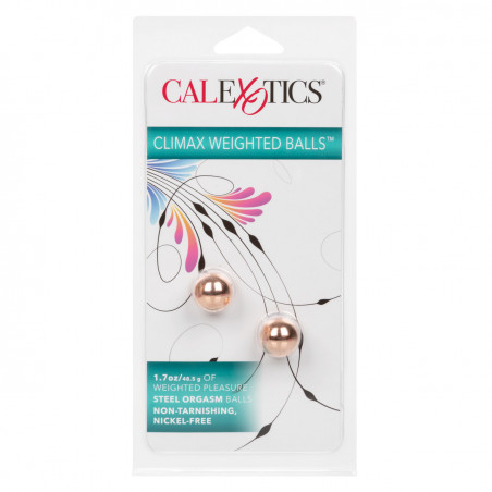 Climax Weighted Balls Kegel Calexotics | Bolas Kegel para Fortalecimiento y Placer