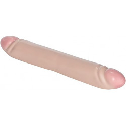 Smooth Double Dong Ivory Duo 12" | Dildo Doble Suave y Flexible de Calexotics