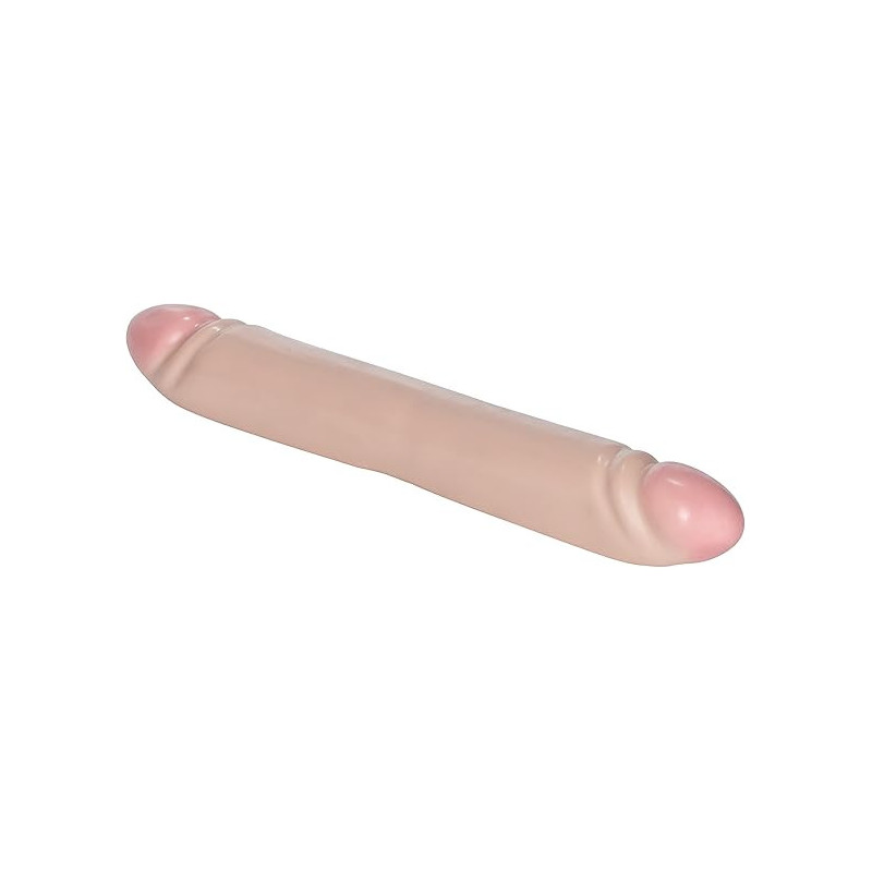 Smooth Double Dong Ivory Duo 12" | Dildo Doble Suave y Flexible de Calexotics