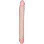 Smooth Double Dong Ivory Duo 12" | Dildo Doble Suave y Flexible de Calexotics