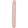 Smooth Double Dong Ivory Duo 12" | Dildo Doble Suave y Flexible de Calexotics