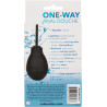 One Way Ducha Anal Negra Calexotics | Limpieza Íntima Segura y Eficiente