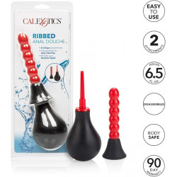 Ribbed Ducha Anal Calexotics | Limpieza Profunda con Estimulación Estriada