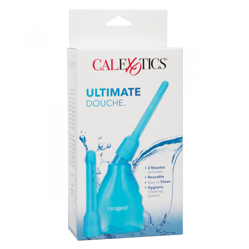 Ultimate Ducha Anal Azul Calexotics | Higiene Íntima Profunda y Cómoda