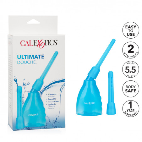 Ultimate Ducha Anal Azul Calexotics | Higiene Íntima Profunda y Cómoda