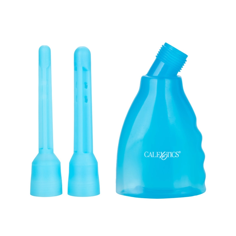 Ultimate Ducha Anal Azul Calexotics | Higiene Íntima Profunda y Cómoda