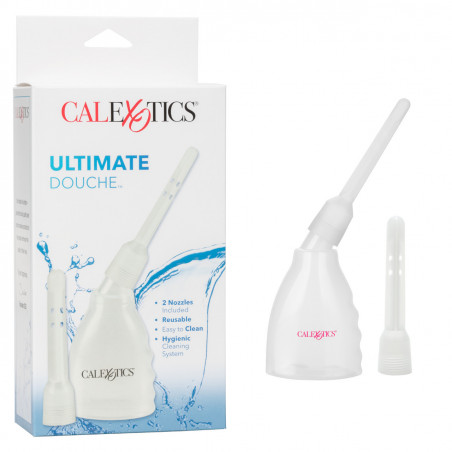 Ultimate Ducha Anal Transparente Calexotics | Limpieza Íntima Precisa y Discreta