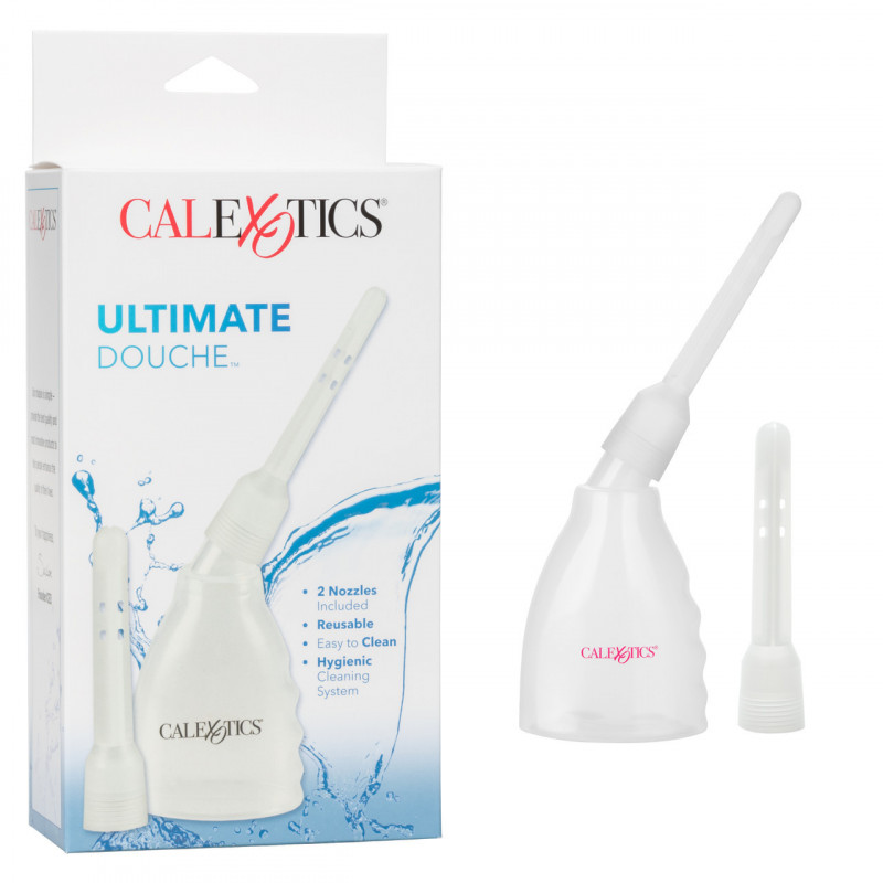 Ultimate Ducha Anal Transparente Calexotics | Limpieza Íntima Precisa y Discreta