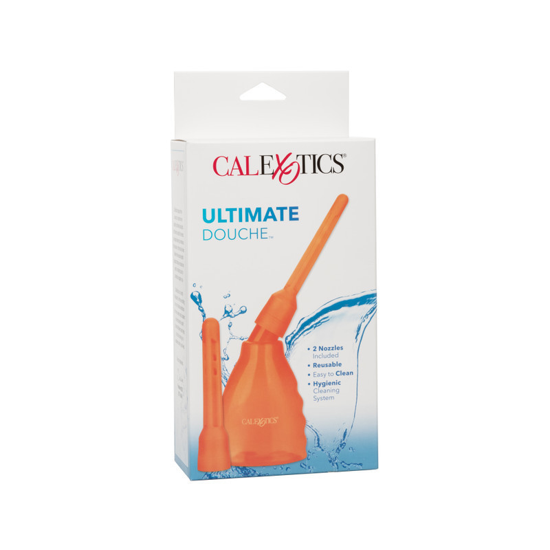 Ultimate Ducha Anal Naranja Calexotics | Limpieza Íntima Profunda y Color Vibrante