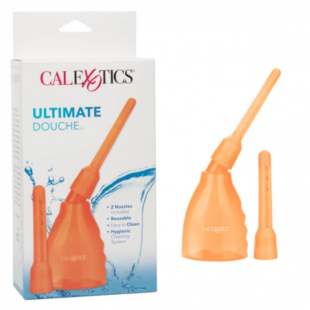 Ultimate Ducha Anal Naranja Calexotics | Limpieza Íntima Profunda y Color Vibrante