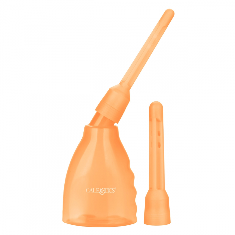 Ultimate Ducha Anal Naranja Calexotics | Limpieza Íntima Profunda y Color Vibrante