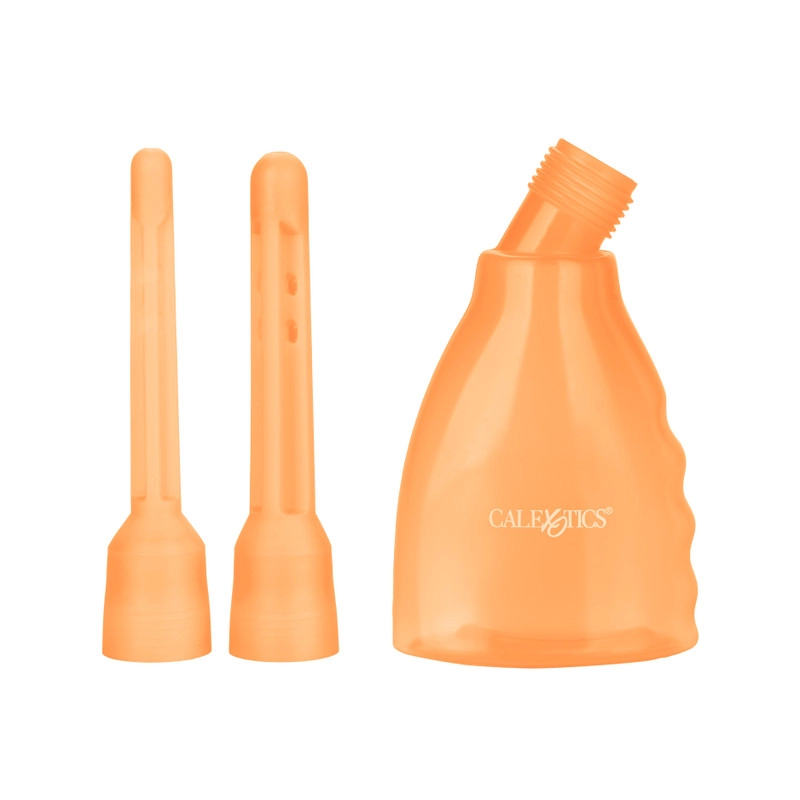 Ultimate Ducha Anal Naranja Calexotics | Limpieza Íntima Profunda y Color Vibrante