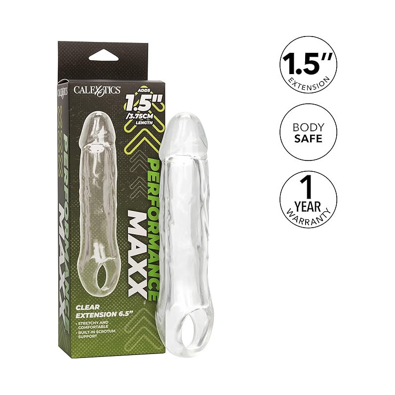 Extensión para Pene 6.5" Performance Maxx Calexotics | Mayor Longitud, Grosor y Placer