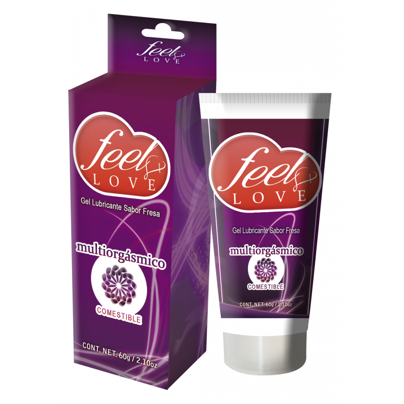 Lubricante Multiorgásmico Comestible Sabor Fresa | Feel Love 60ml