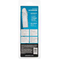 Adonis Extensión Texturizada Transparente Calexotics | Aumenta Tamaño y Estimulación