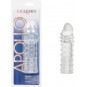 Apollo Extensión Texturizada Transparente Calexotics | Aumenta Tamaño, Grosor y Estimulación