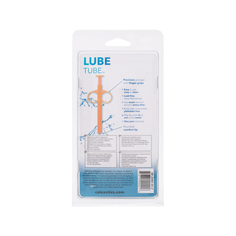 Lube Tube Naranja Calexotics | Dispensador de Lubricante Preciso y Limpio