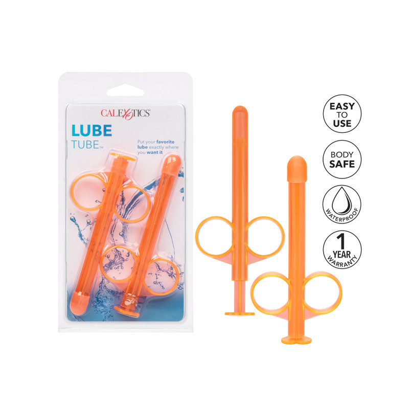 Lube Tube Naranja Calexotics | Dispensador de Lubricante Preciso y Limpio