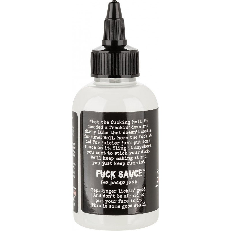 Fuck Sauce Cum Lubricante Híbrido Sin Aroma 118 ml Calexotics | Textura Realista y Duradera