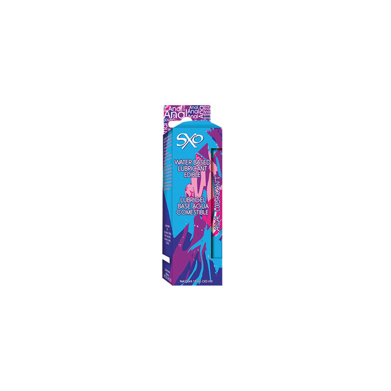 Lubricante Anal Comestible Base Agua | SXO 30ml