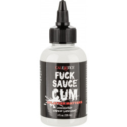 Fuck Sauce Cum Lubricante Híbrido Sin Aroma 118 ml Calexotics | Textura Realista y Duradera