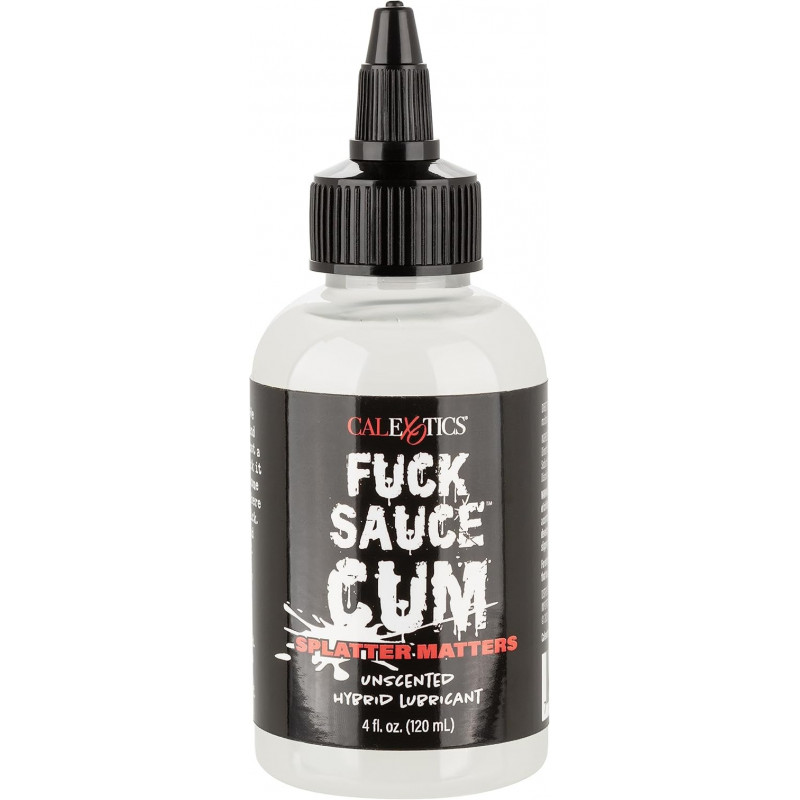 Fuck Sauce Cum Lubricante Híbrido Sin Aroma 118 ml Calexotics | Textura Realista y Duradera