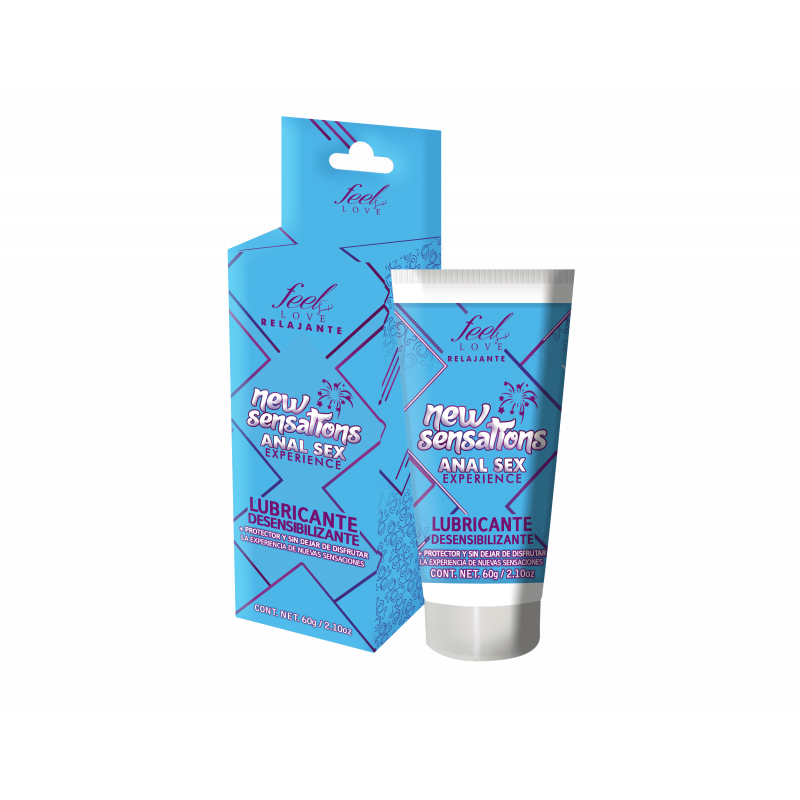 Lubricante Desensibilizante Anal | New Sensations Feel Love 60gr