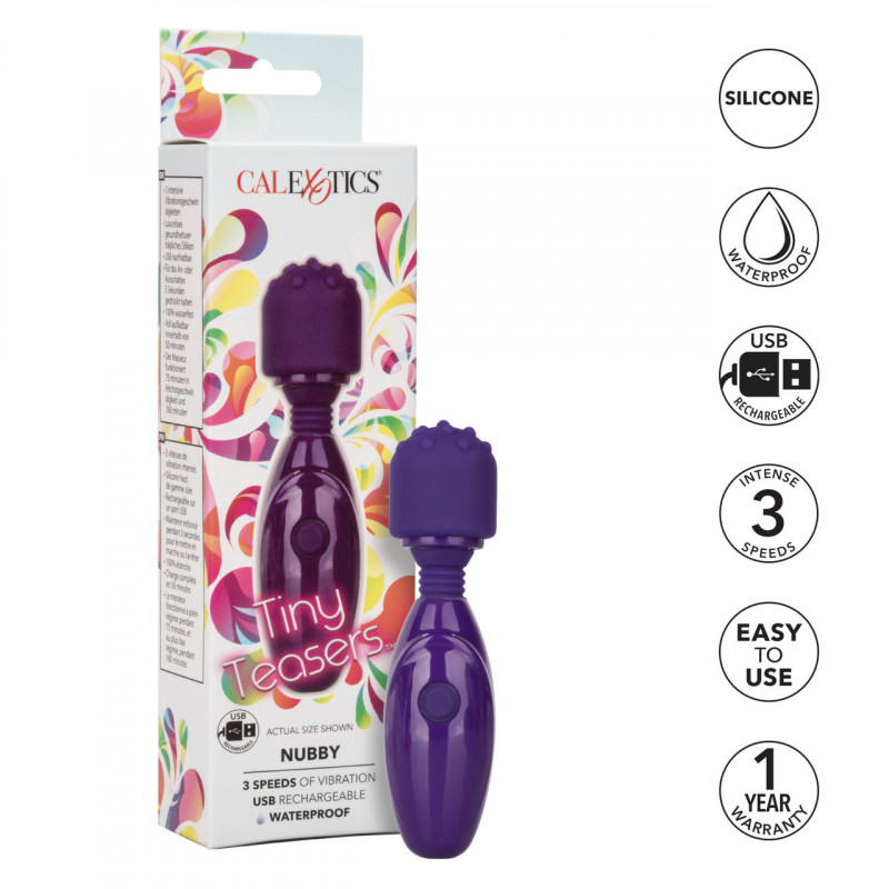 Nubby Tiny Teasers Calexotics | Mini Vibrador con Textura Estimulante y Potente