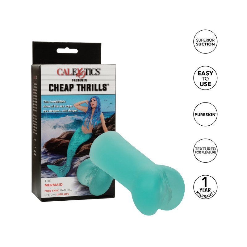 Cheap Thrills The Mermaid Masturbador Calexotics | Estimulación Realista, Diseño Ergonómico y Discreto