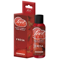 Aceite de Fresa Térmico Comestible 60ml | Masajes Sensuales