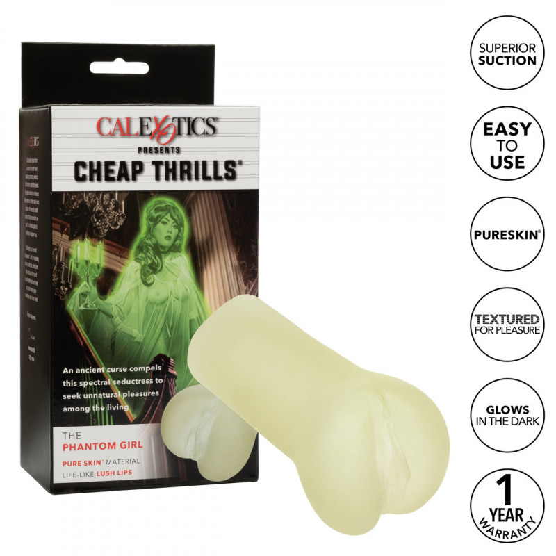 Cheap Thrills The Phantom Girl Masturbador Calexotics | Estimulación Realista, Compacto y Ergonómico