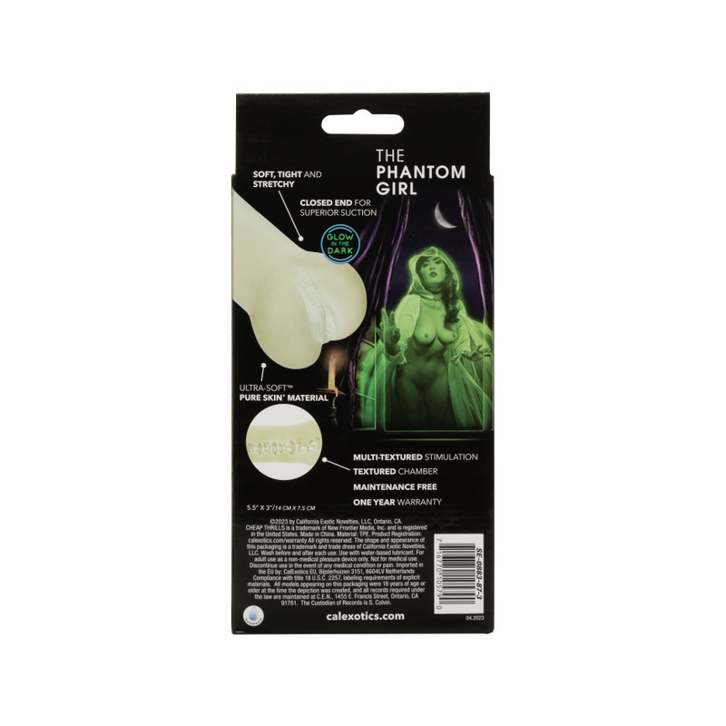Cheap Thrills The Phantom Girl Masturbador Calexotics | Estimulación Realista, Compacto y Ergonómico