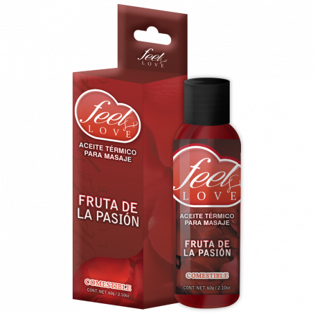 Aceite de Frutas de la Pasión Térmico Comestible 60ml | Masaje Sensual