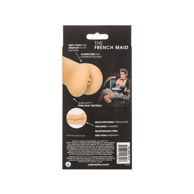 Cheap Thrills The French Maid Masturbador Calexotics | Estimulación Realista, Diseño Ergonómico y Discreto