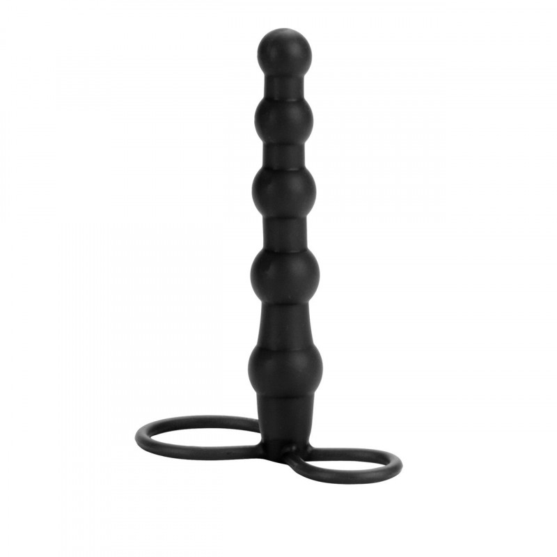 Beaded Dual Penetrator Love Rider Calexotics | Doble Penetración en Silicona Suave y Flexible