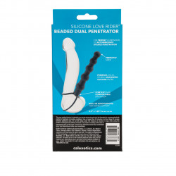 Beaded Dual Penetrator Love Rider Calexotics | Doble Penetración en Silicona Suave y Flexible
