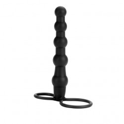 Beaded Dual Penetrator Love Rider Calexotics | Doble Penetración en Silicona Suave y Flexible