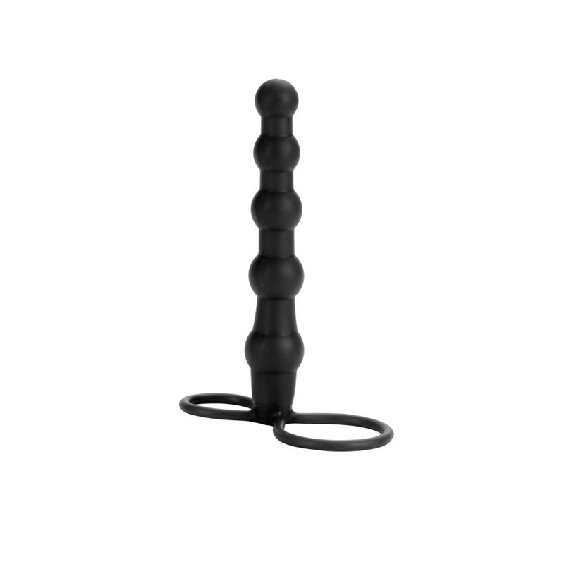 Beaded Dual Penetrator Love Rider Calexotics | Doble Penetración en Silicona Suave y Flexible