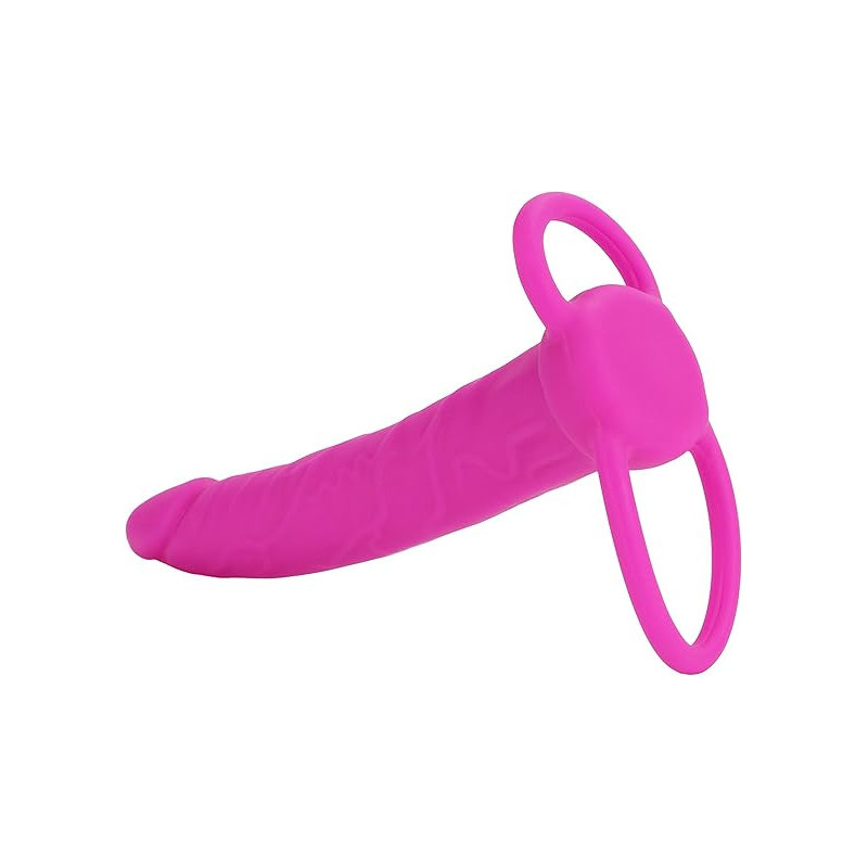 Dual Penetrator Rosa Love Rider Calexotics | Doble Penetración con Silicona Suave y Flexible
