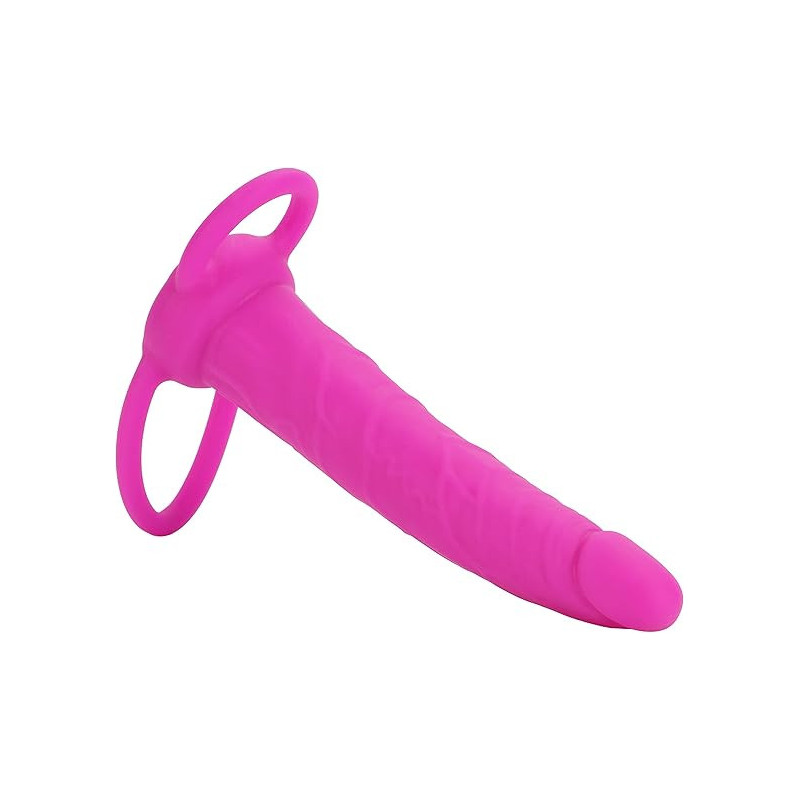 Dual Penetrator Rosa Love Rider Calexotics | Doble Penetración con Silicona Suave y Flexible