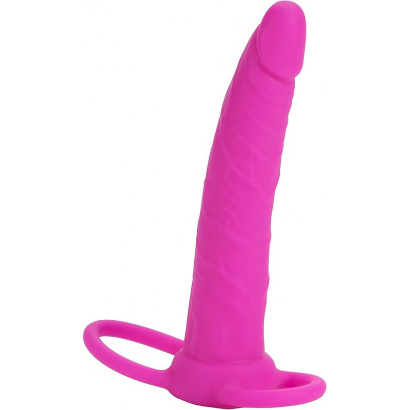 Dual Penetrator Rosa Love Rider Calexotics | Doble Penetración con Silicona Suave y Flexible